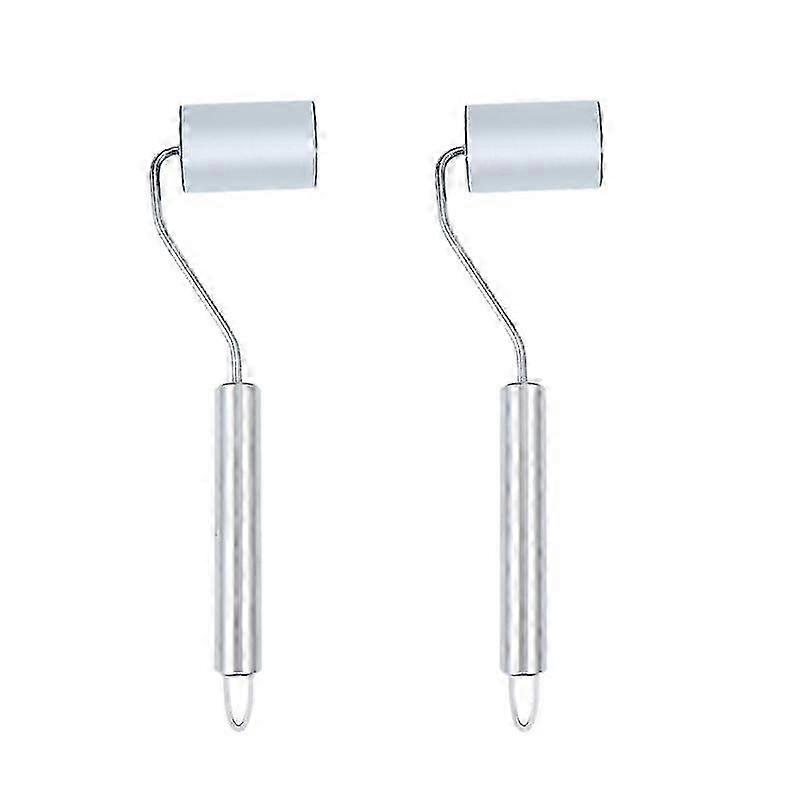 2pcs practical stainless steel rolling pin multifunctional baking tool for home kitchen