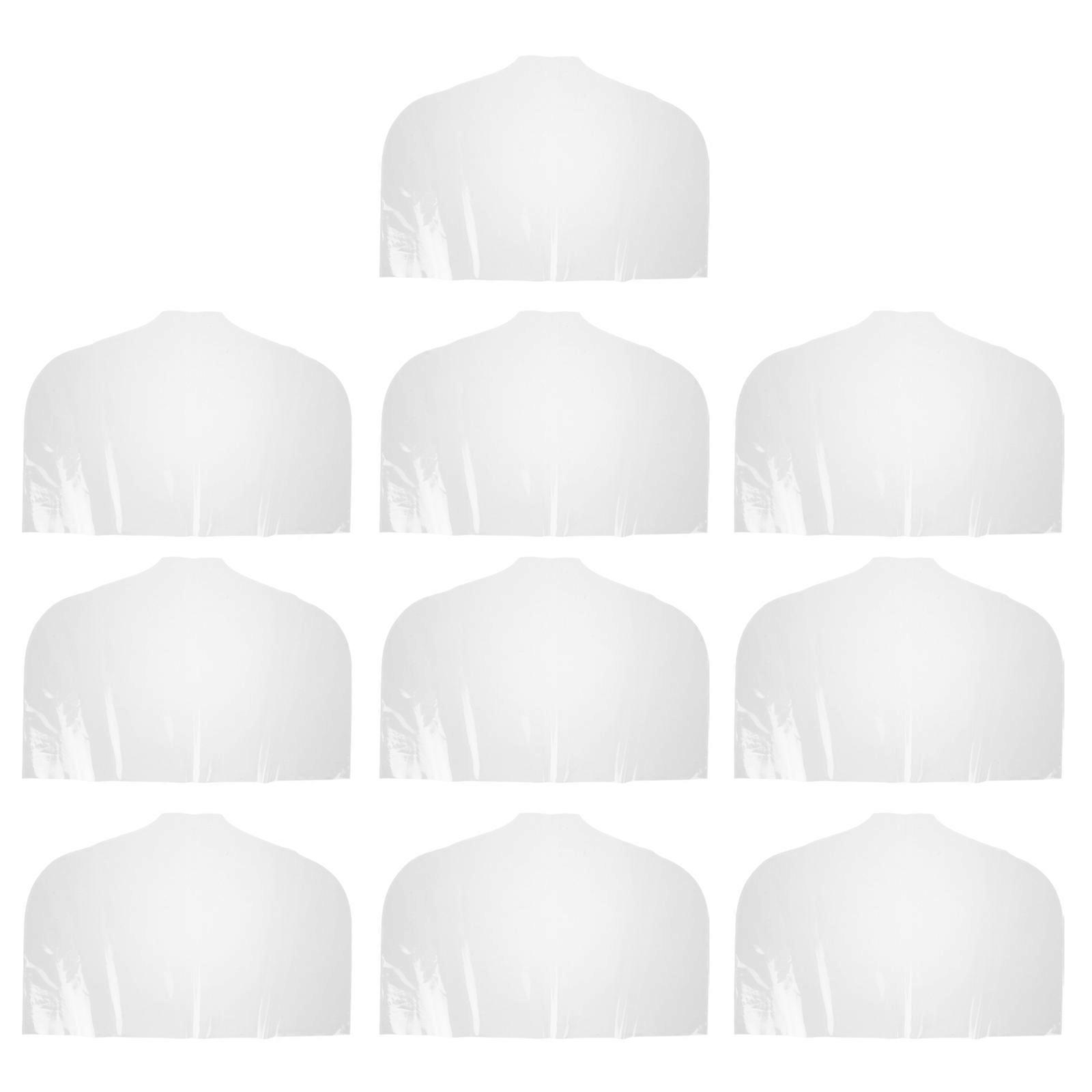 Hanging Clothes Protector 10Pcs Transparent PVC for Rainproof Dust Protection