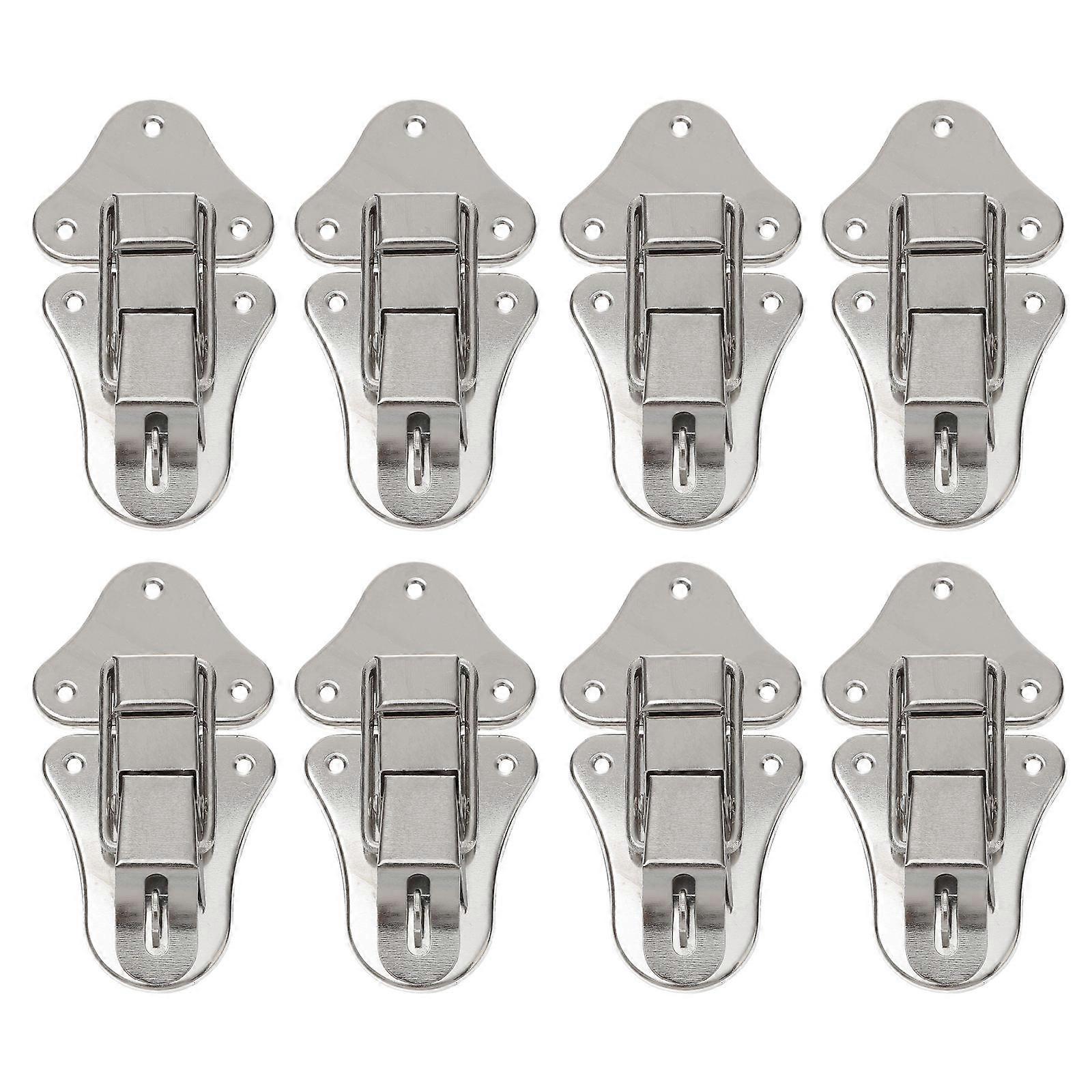 Retro Hasp Lock Latching Mechanism Toolboxes Iron Material Handyman Use 8Pcs