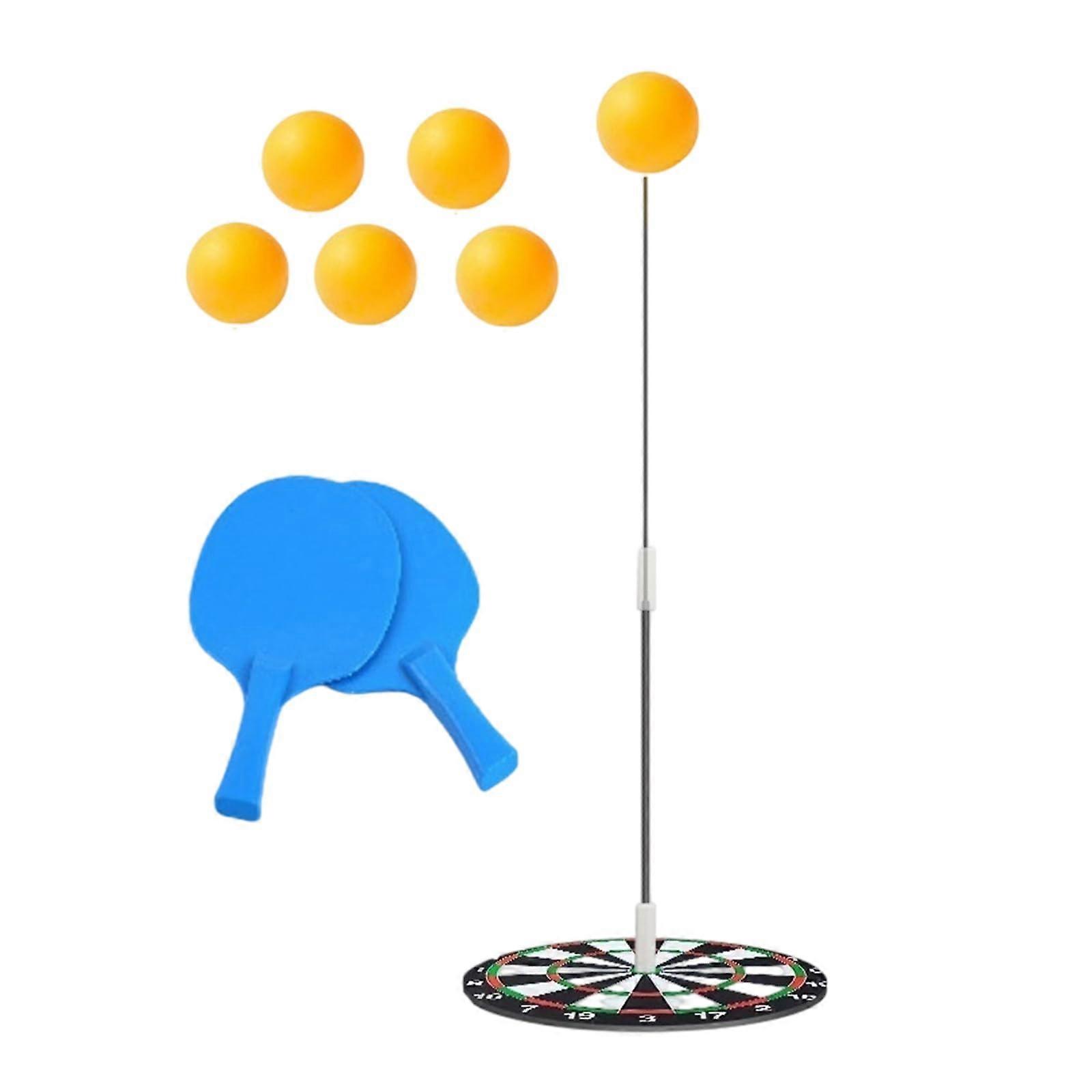 Table Tennis Training Set for Kids - Elastic Single Player Equipment for Skill Development and Practice Sessions