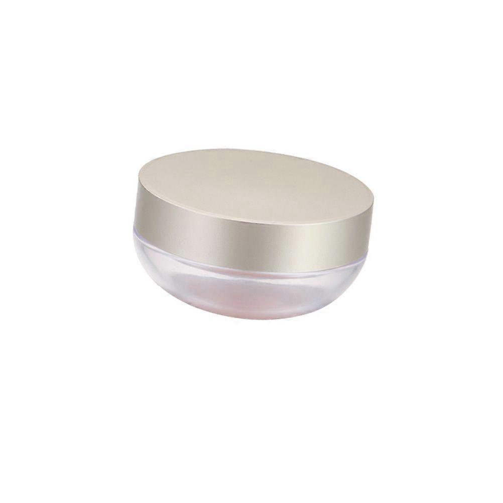 Portable Empty Loose Powder Box Double Layer Makeup Powder Container Cosmetic Case with Powder Puff