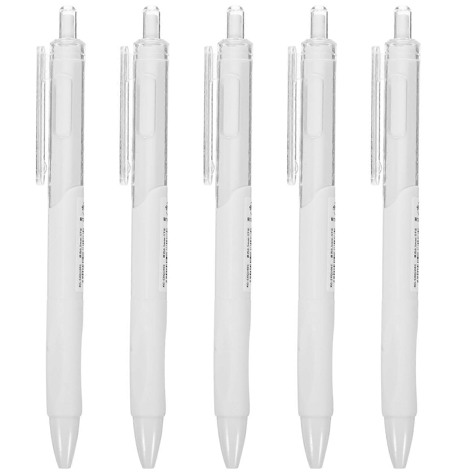 Press Type Writing Pens Greeting Cards Making 5Pcs