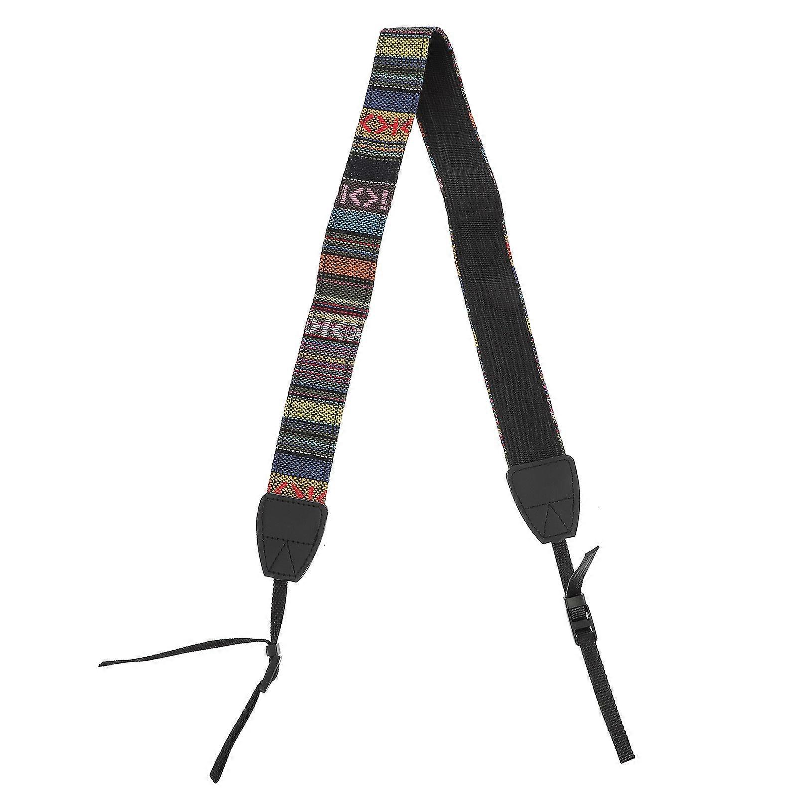Durable Camera Strap for Comfortable Shoulder and Neck Use with High Toughness Black PP PU Material