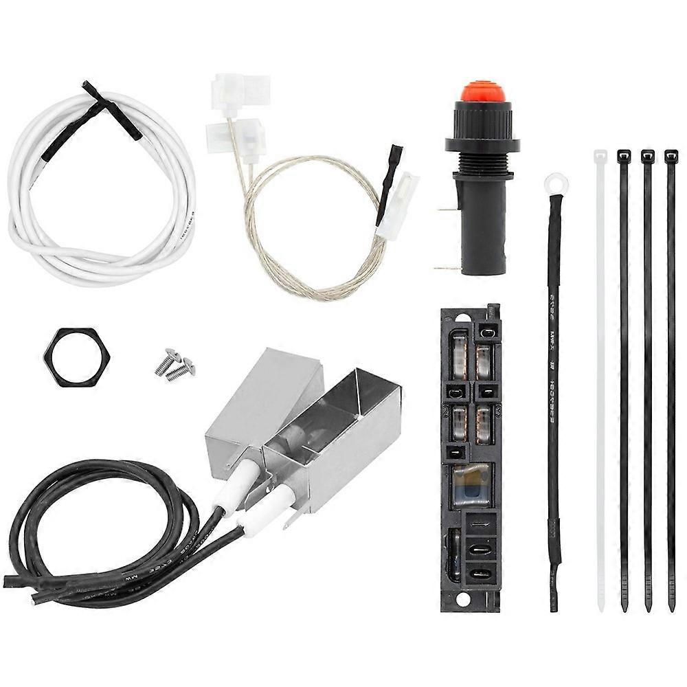 42322 Grill Igniter Kit Compatible For Weber Summit Silver B-4 Burner Gas Grills Electronic Ignition Replacement Parts