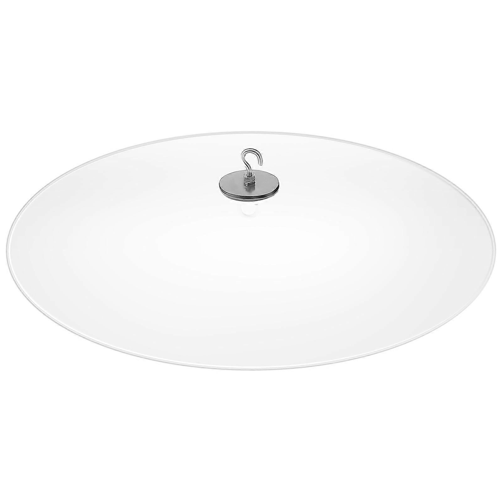 Bird Feeder Baffle Squirrel Proof Bird Feeder Cover Round 33cm Diameter Simple Appearance Outdoor Use 1 Set