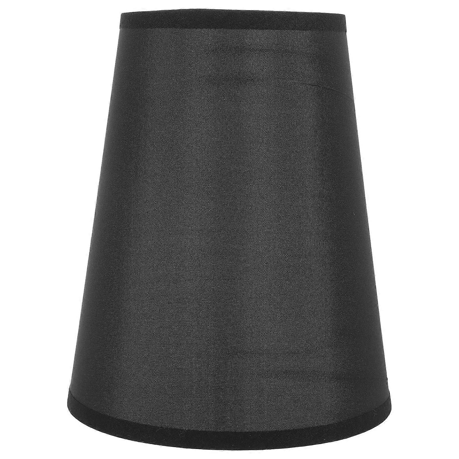 Lampshade Decorative Semi Circular Table Lamp Chandelier Cover For E14 Bulb Simple And Sturdy Structure Black 18.00X15.00X15.00CM 1Pack