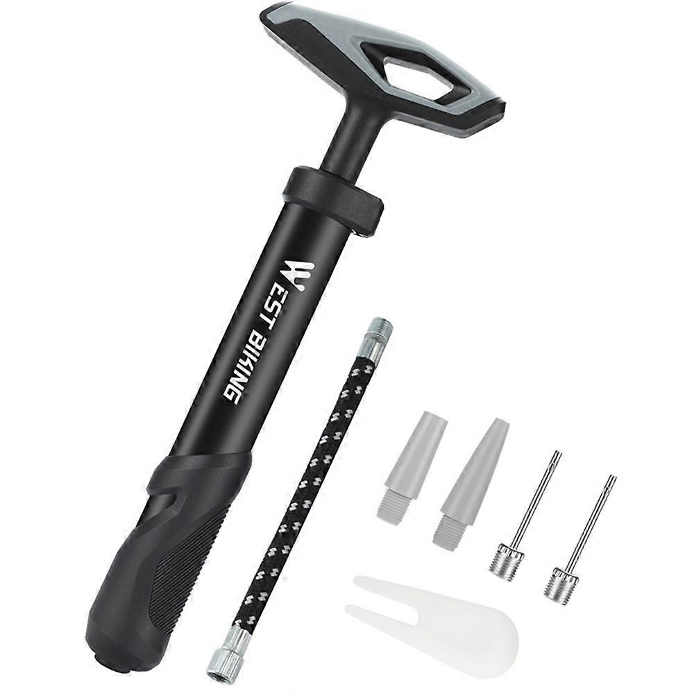 WEST BIKING YP0711183 כדורסל נייד כדורגל מתנפח טבעת שחייה צעצוע מתנפח משאבת אוויר