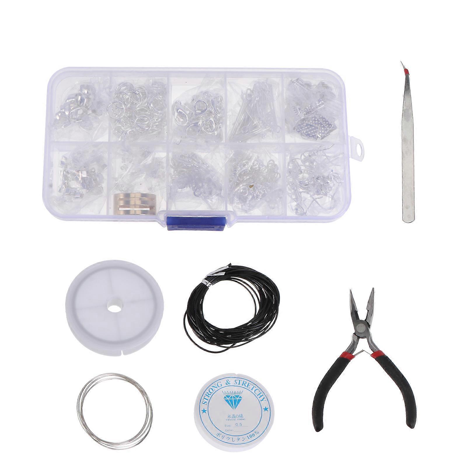 Metal Jewelry Making Tool Kit For Diy Enthusiasts Bead Making And Accessories Creation 1 Set