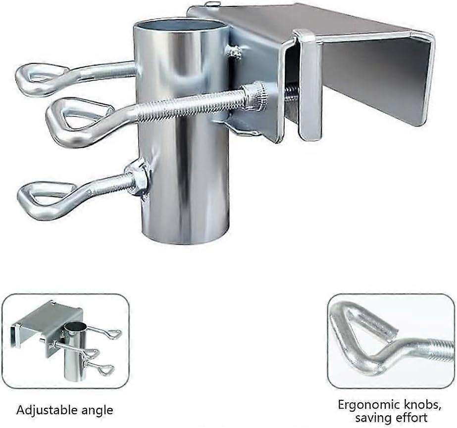Adjustable Outdoor Umbrella Clamp Holder for Tables and Balconies ...