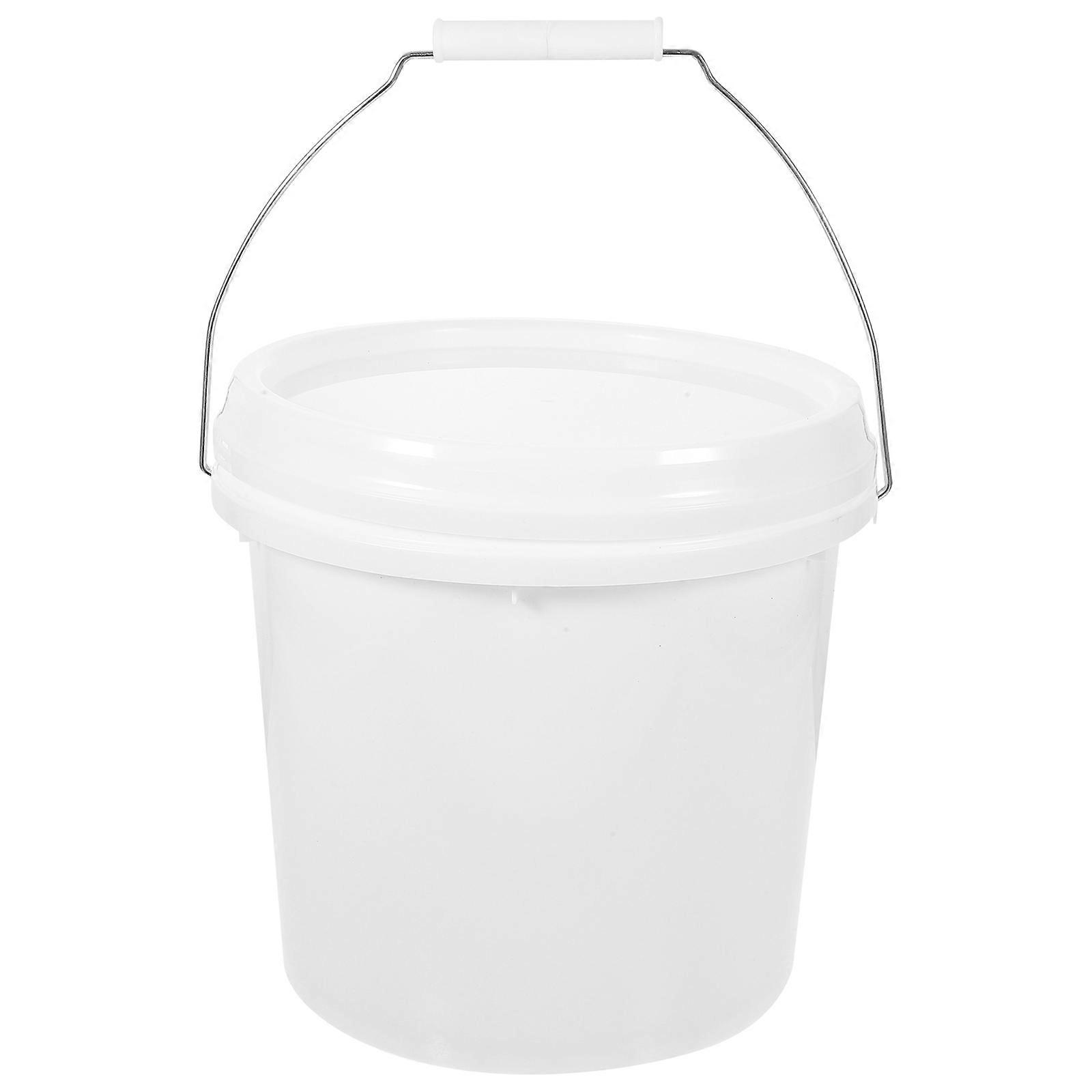 Pail With Lid Small Plastic Bucket With Lid Homeowners 22.80X22.80X20.80CM Sealed 1Pack