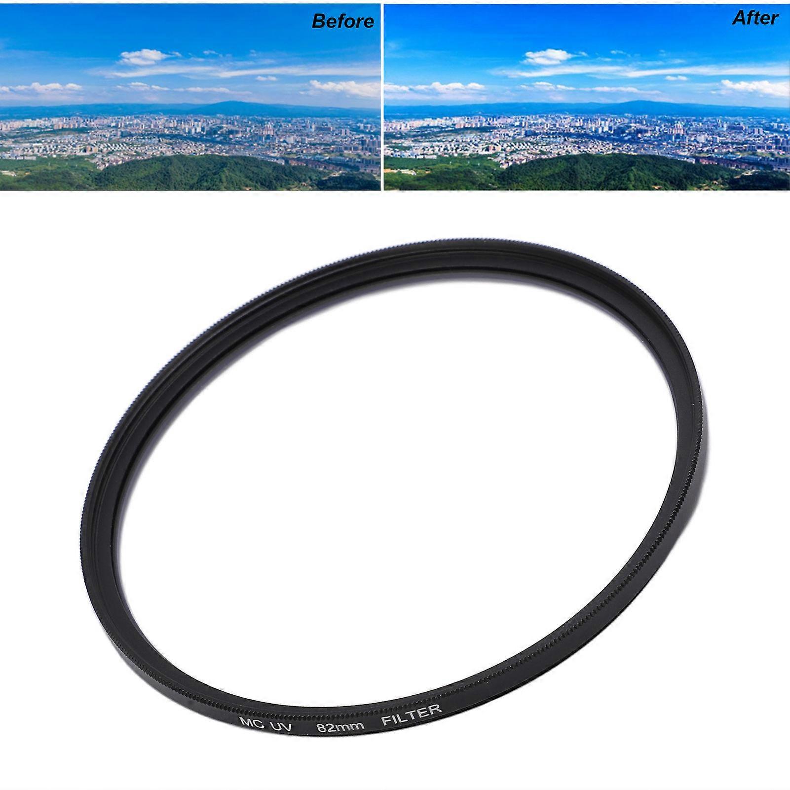 MC UV lens filter, ultra-thin, multi-layer coated, protective UV lens filter for Nikon camera 82 mm