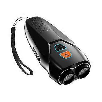 Ultrasone hondenverjager Training LED Bark Stop Dog Afschrikmiddel Apparaat Huisdier Hond Bark Stop Control Repellent + Zaklamp