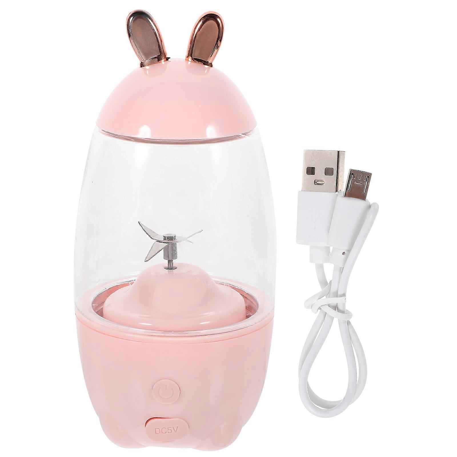 Fruits Squeezer Electric Juicer Portable Home Use Pink 18.00X8.50X8.50CM Juice Extraction 1Set