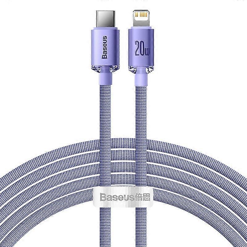 BASEUS Crystal Shine Series 20W 2m Fast Charging Type C to iP Data Cable