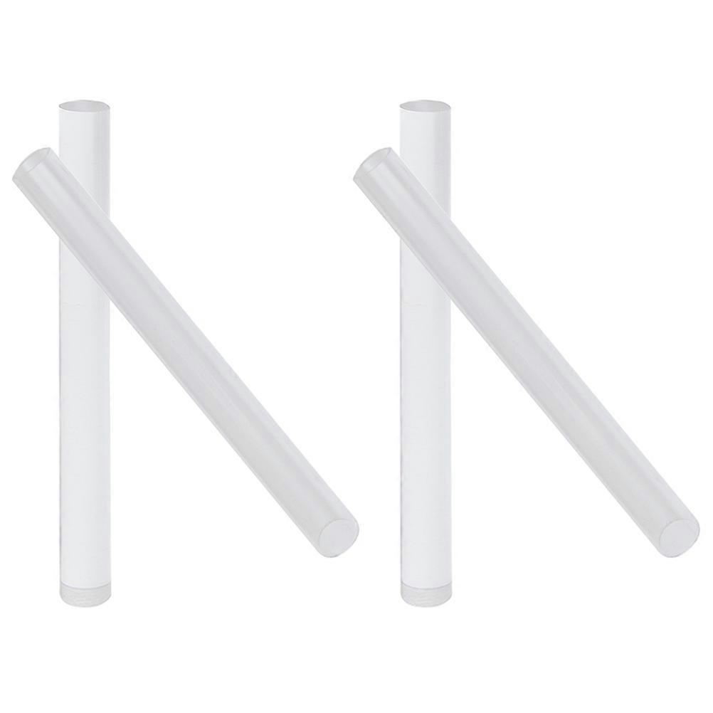 Acrylic Clay Rolling Pins Set for DIY Use Solid and Hollow Rollers Transparent Material 1 Set