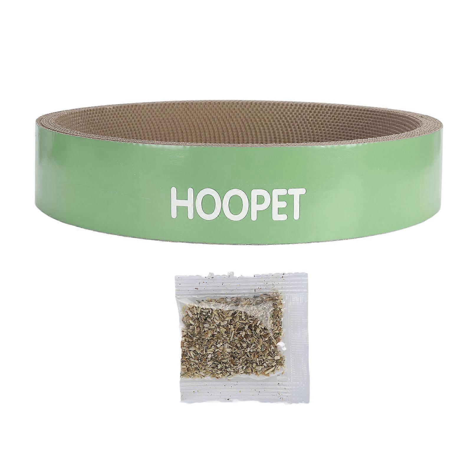 Cat Scratch Bed Corrugated Cardboard Scratch Resistant Scratching Bowl Interactive Cat Scratcher Board for Home Green