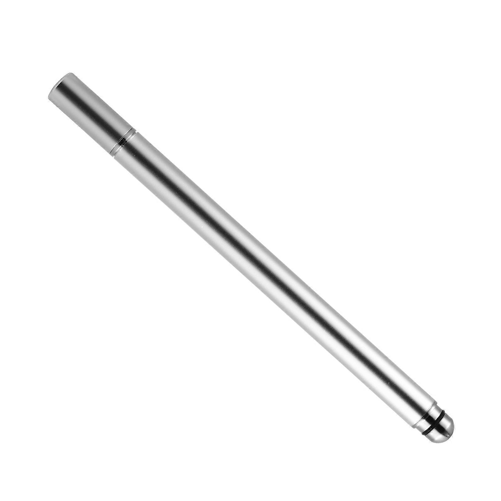 Drawing Pen For Tablet 1Pc Stylus Pen Universal Disc Stylus Precise Positioning Silver 13x0.9x0.9cm