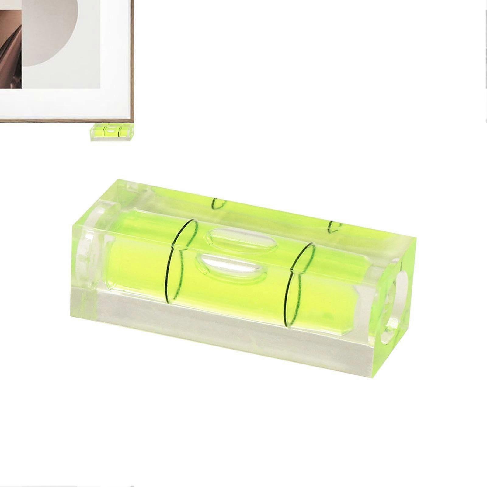 Square Spirit Level Mini PocketSize Horizontal Bubble Level Leveling Tool S1540