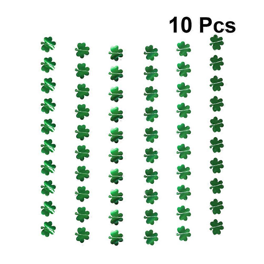 Pattys Day Flag Patricks Day Shamrock Bunting Banner Party Hosts Decoration 110025cm 10Pcs
