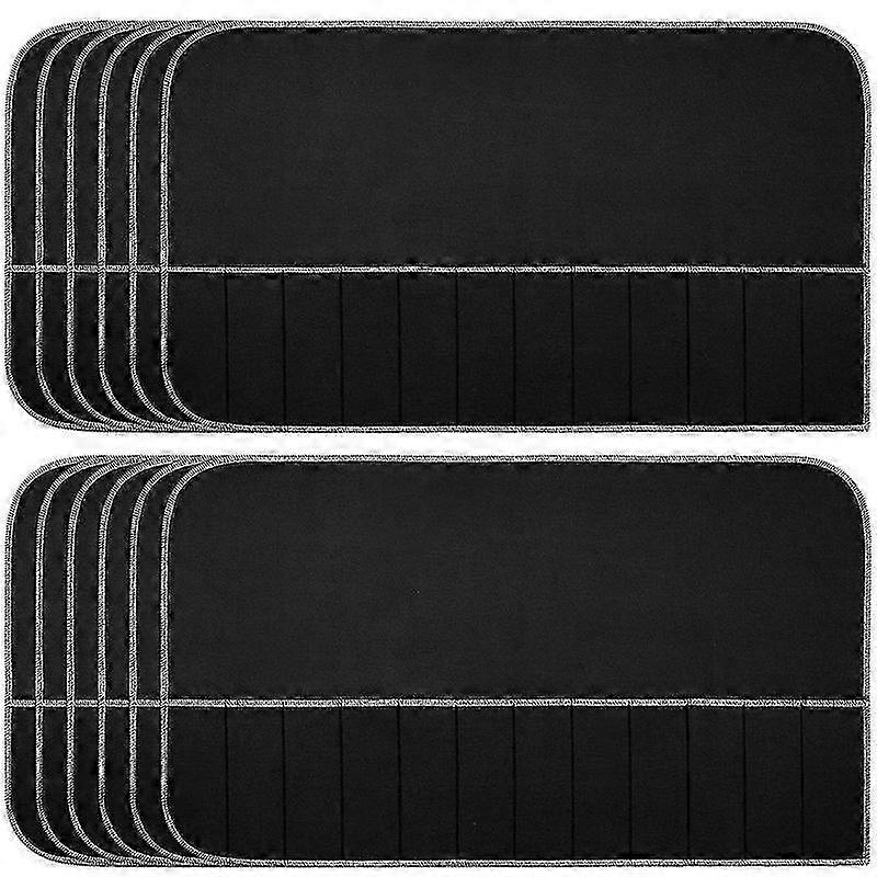 Silver Anti-Tarnish Storage Bags for Flatware Organizer - 12pcs