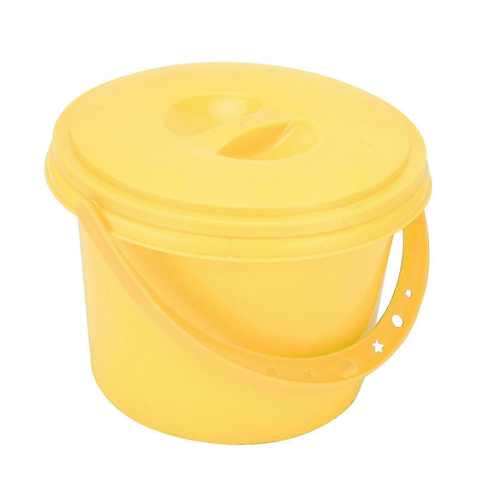 MultiFunction Paint Brush Tub with 2 Compartments and Palettes for Color Mixing