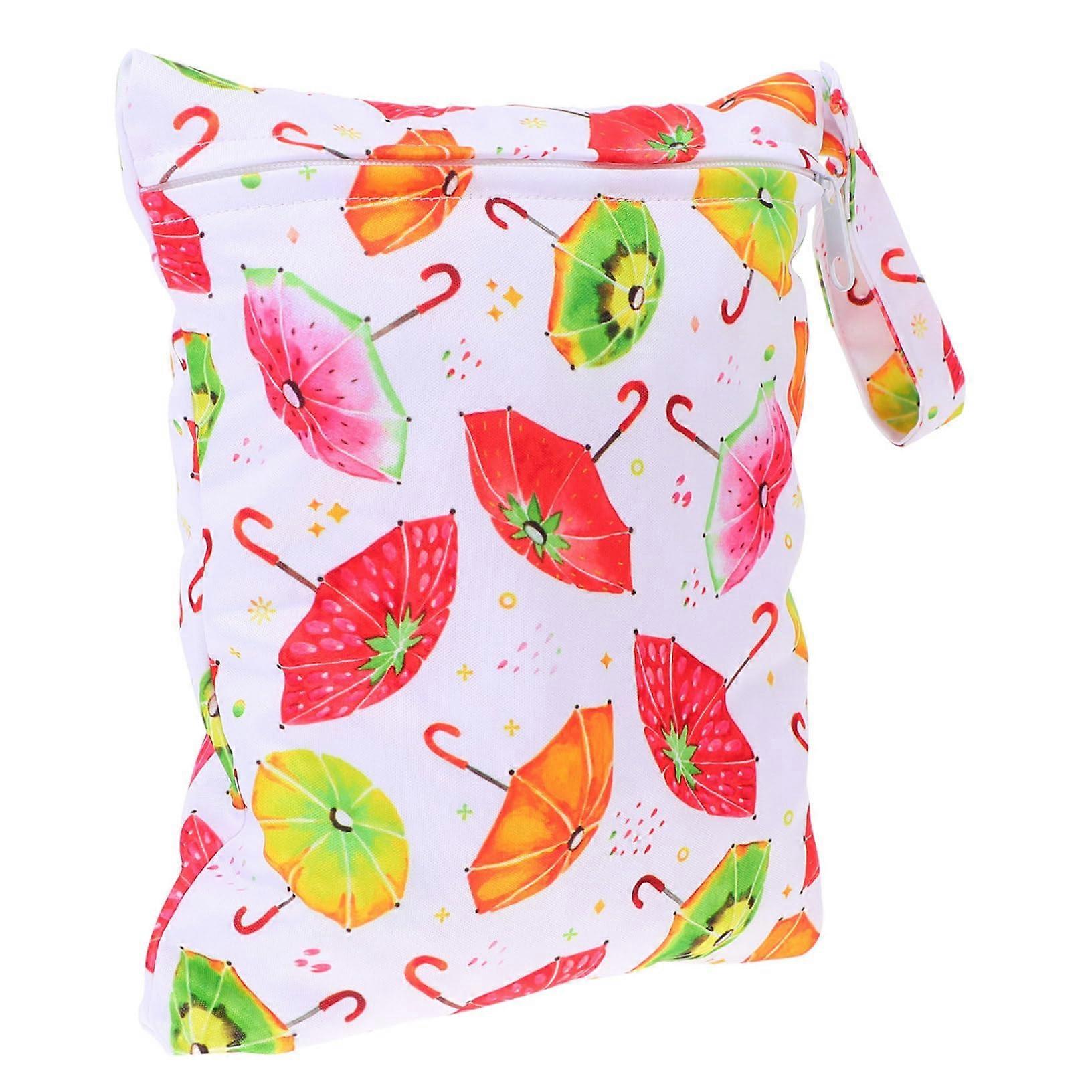 Pack of 2 Storage Bag Tote Organiser for Pram Bags, Assorted Colours 24.5x19cm