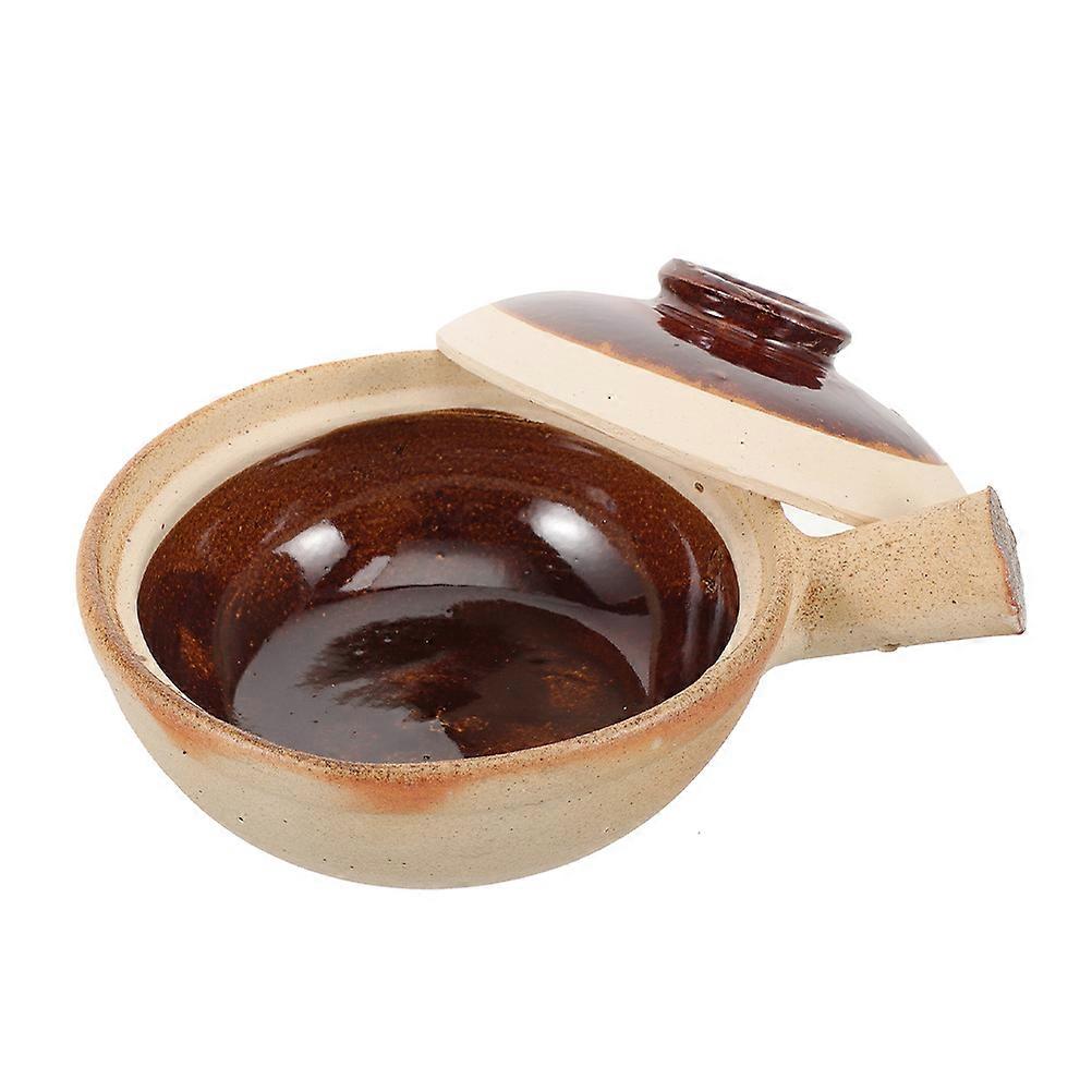 Small Soup Pot Ceramic Material For Restaurant Use 1Pack