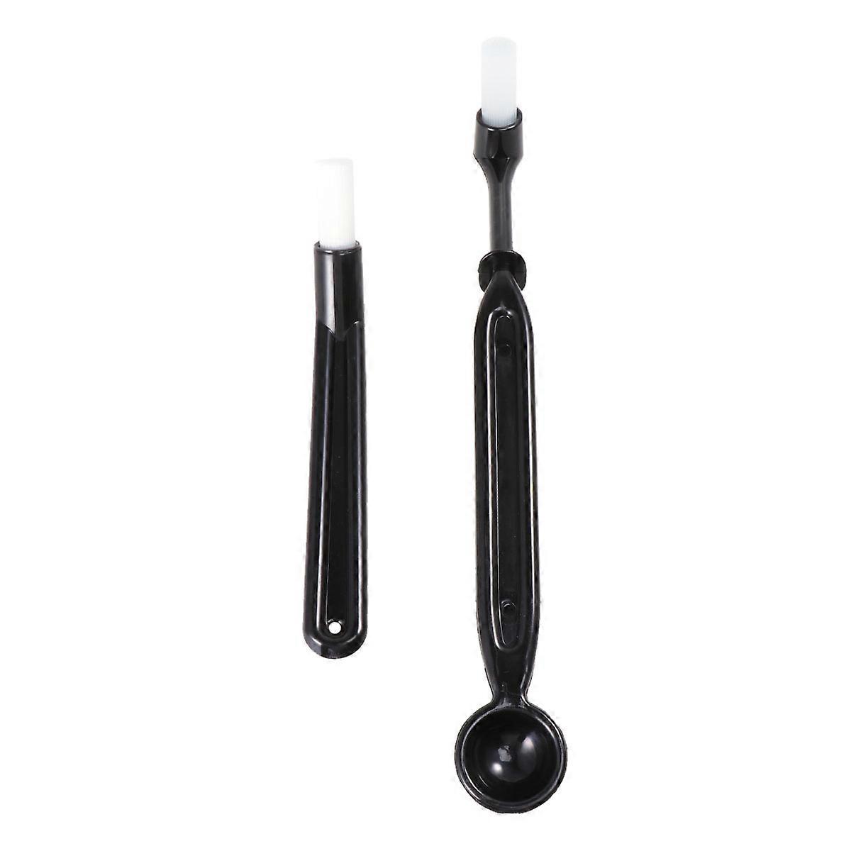Coffee Machine Cleaning Brushes Angled Head Filter Net Cleaning 2Pcs