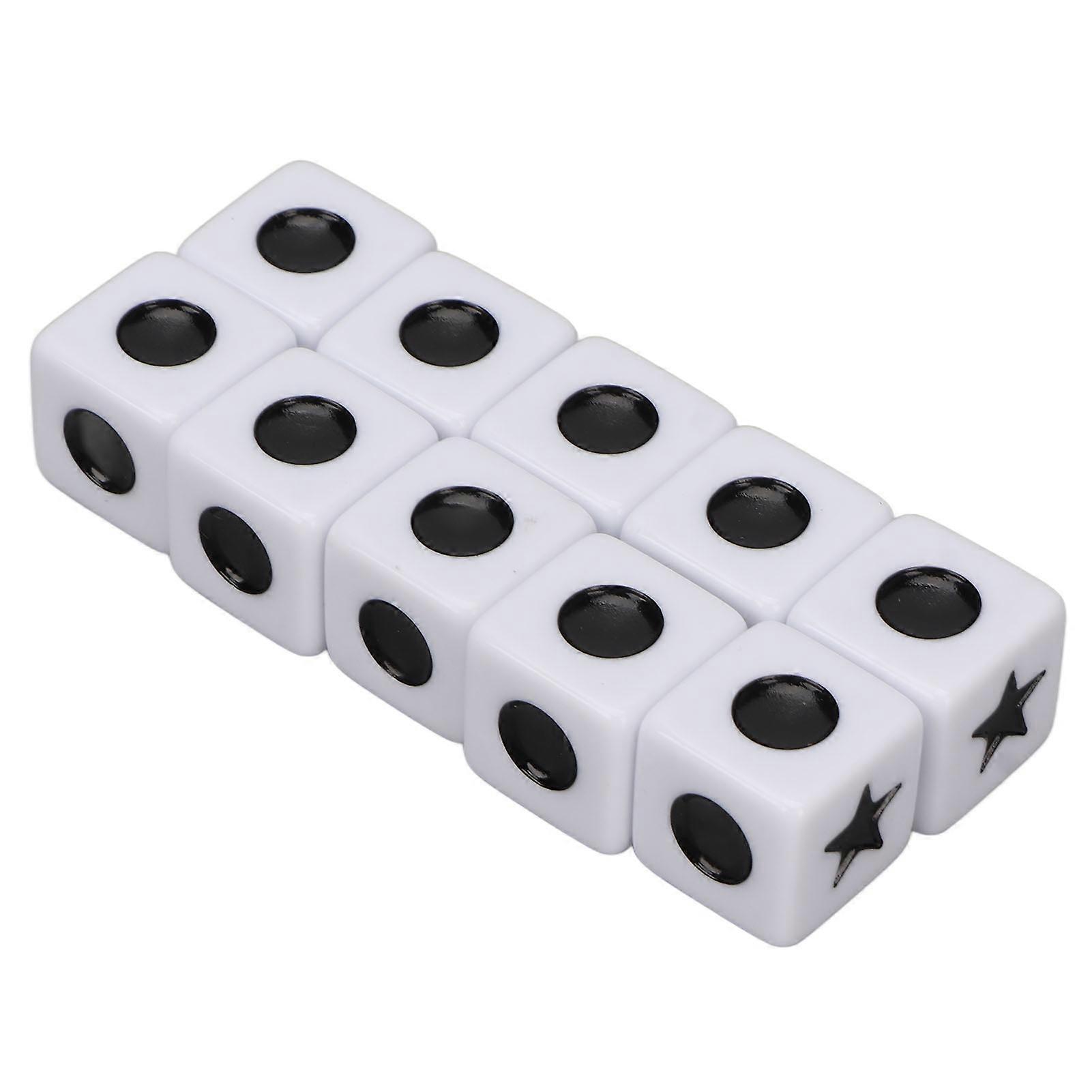 20Pcs Board Game Dice Light Weight 6 Sided Dice Set Waterproof Left Right Center Dice Game Set for Games