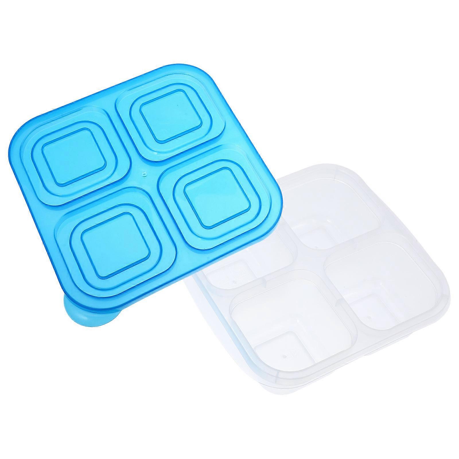 Multi Compartment Food Container Lunchable Containers Work Lunch Rectangular Easy to Clean 1Pack