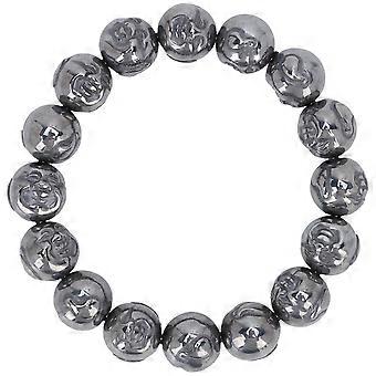 Terahertz Bracelet Round Loose Beads Terahertz Healing Stone Bracelet for Women Men