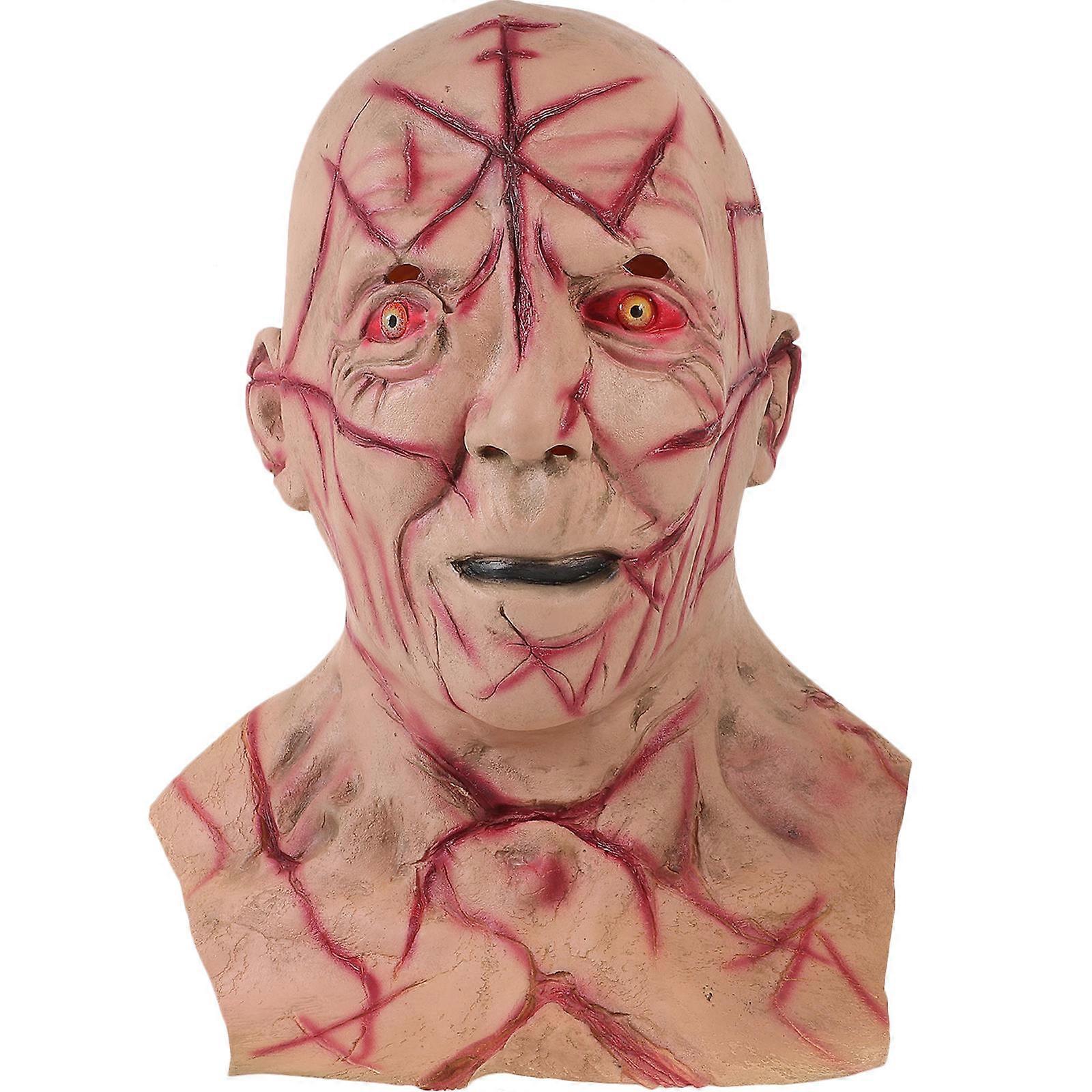 Realistic Scary Face Mask for Halloween Costume Party Lightweight Comfortable Design for Cosplay and Costume Events