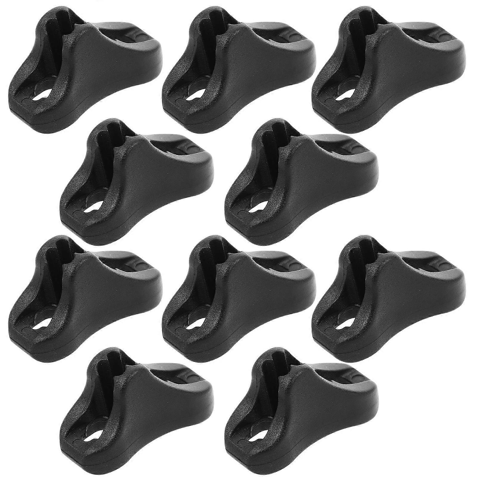 Lightweight Rope Tighteners for Camping Durable Multifunctional Cord Adjusters for Tents, Sunshades, and Outdoor Tension in Windy Conditions (10pcs)
