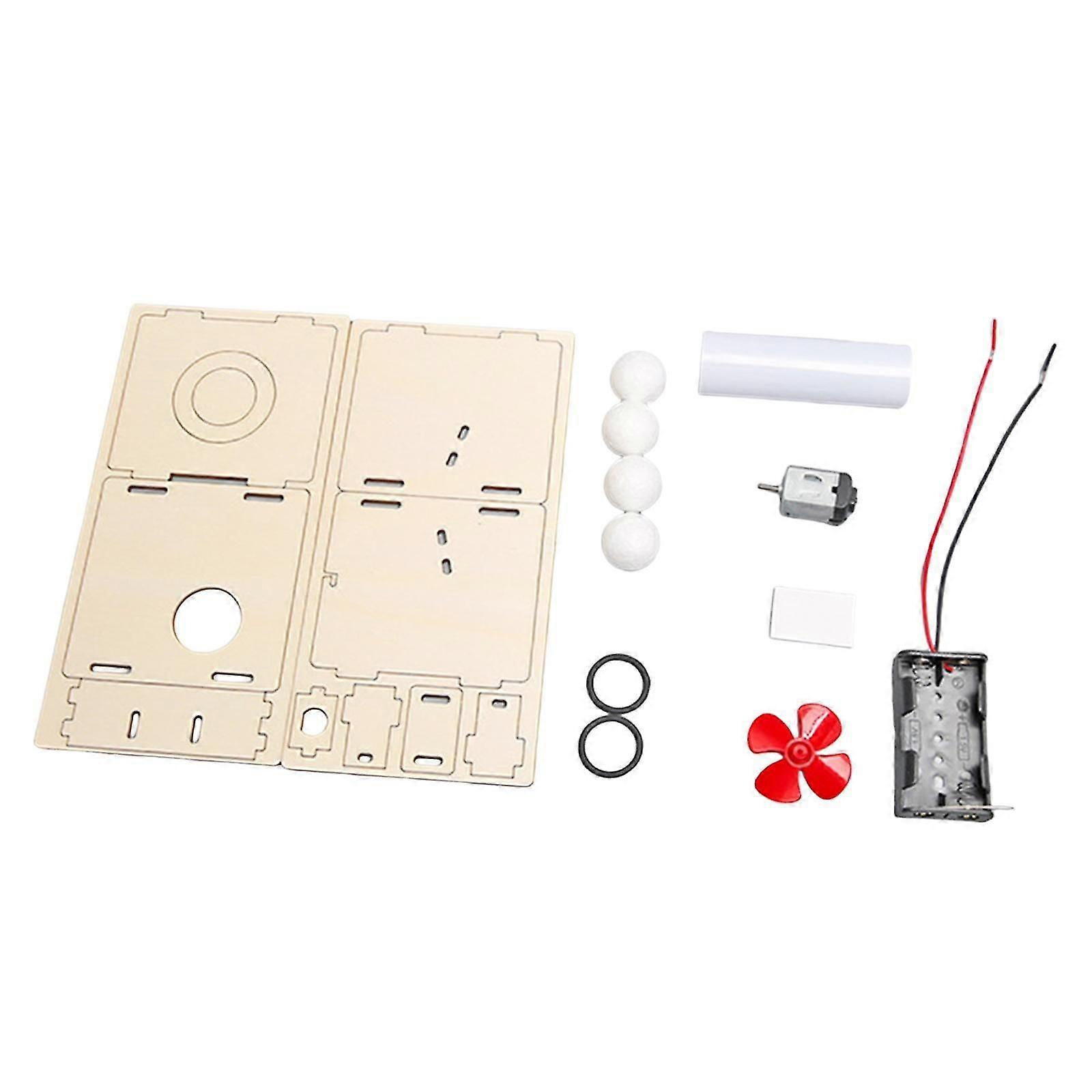 Electric Air Blowing Ball Model Assembled Children Physics Stem Science Kits