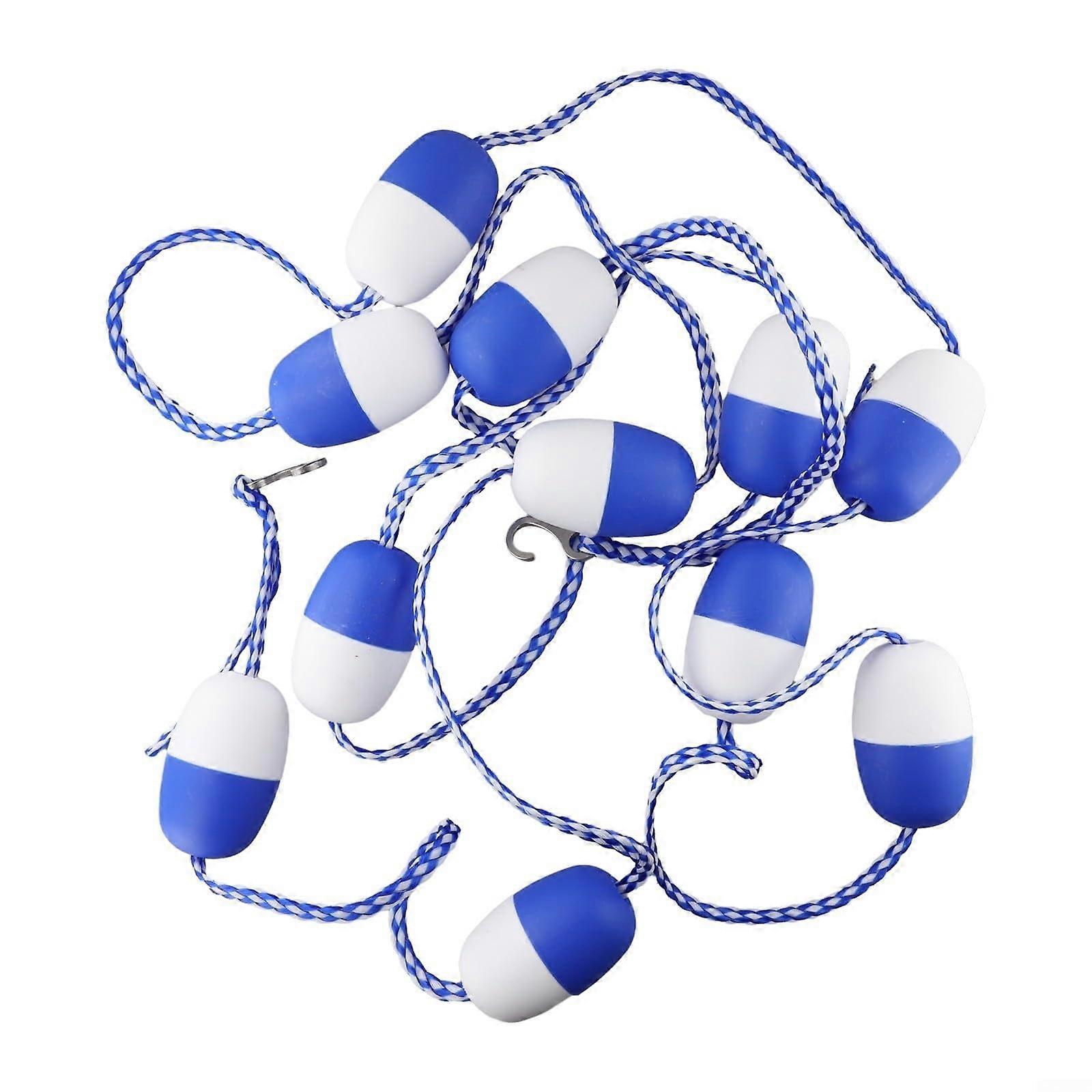 5M Swimming Pool Separator Rope with 7cm Floats Safety Separator Line for Wakeboarding Water Skiing Pool Accessories