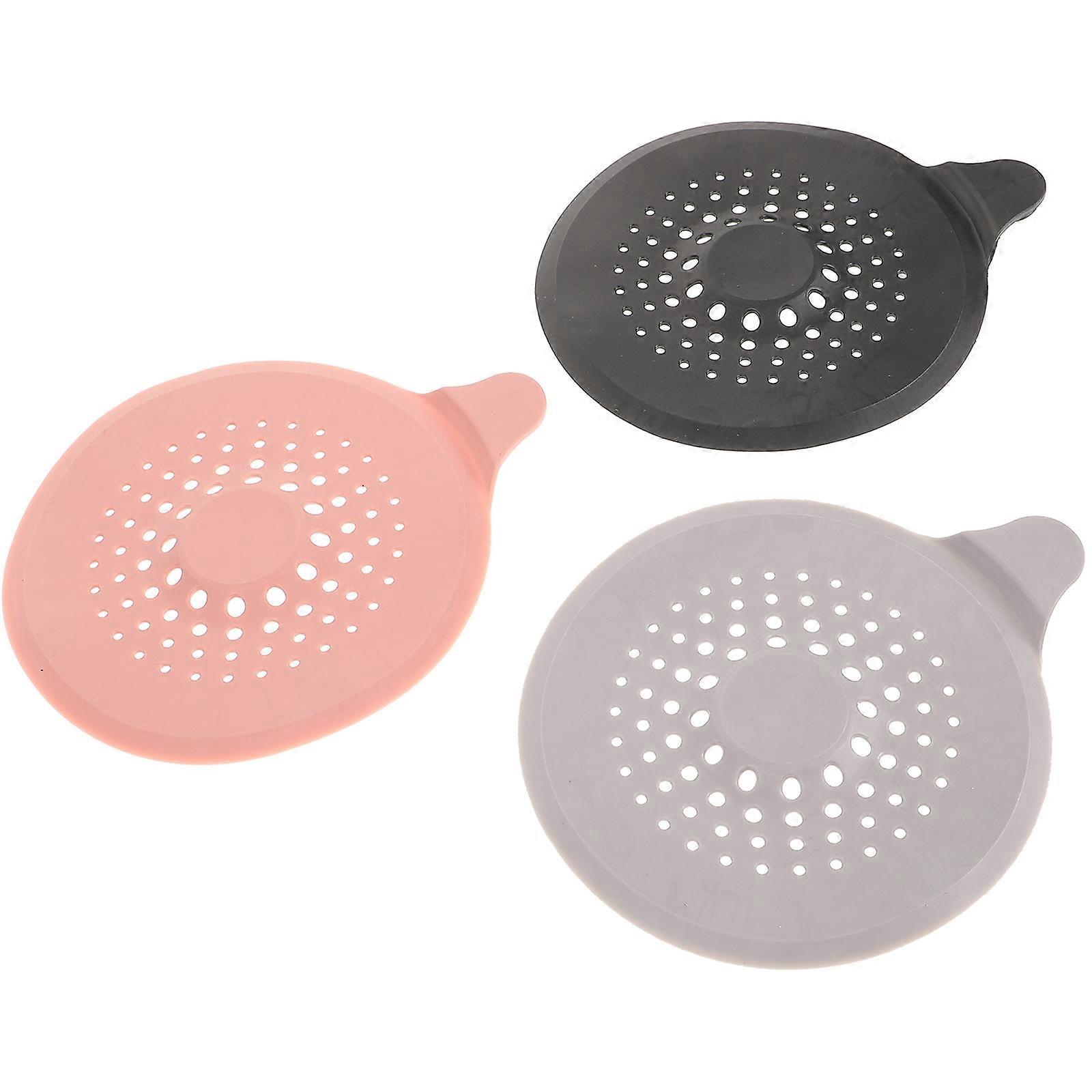 Home Sink Filter Kitchen Sink Strainer TPR Material Anti Blocking Square Design Floor Drain 5.6x5.6x0.2inch 1Set