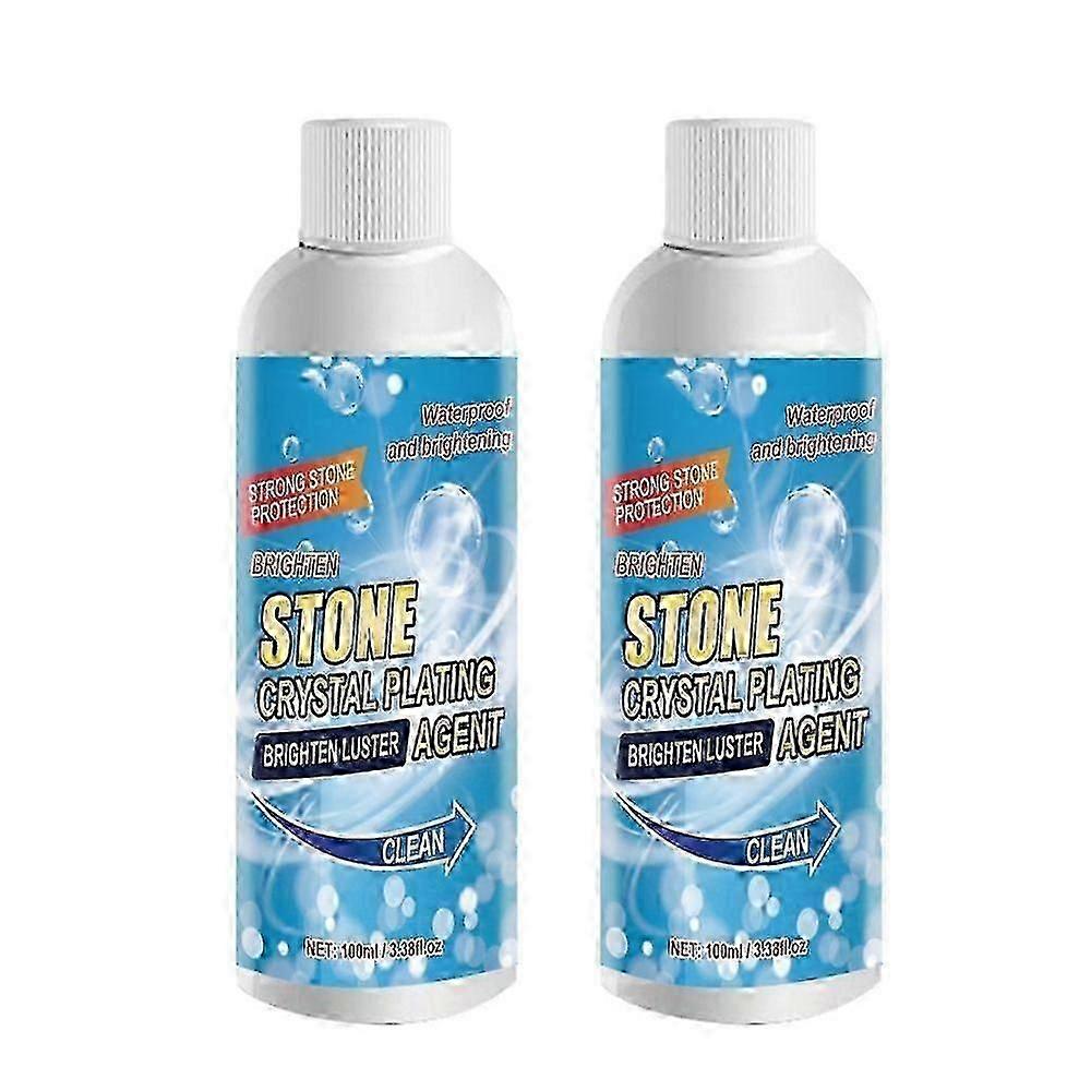2pc Stone Worktop Cleaner Set - Marble Scratch Repair for UK Kitchen Surfaces
