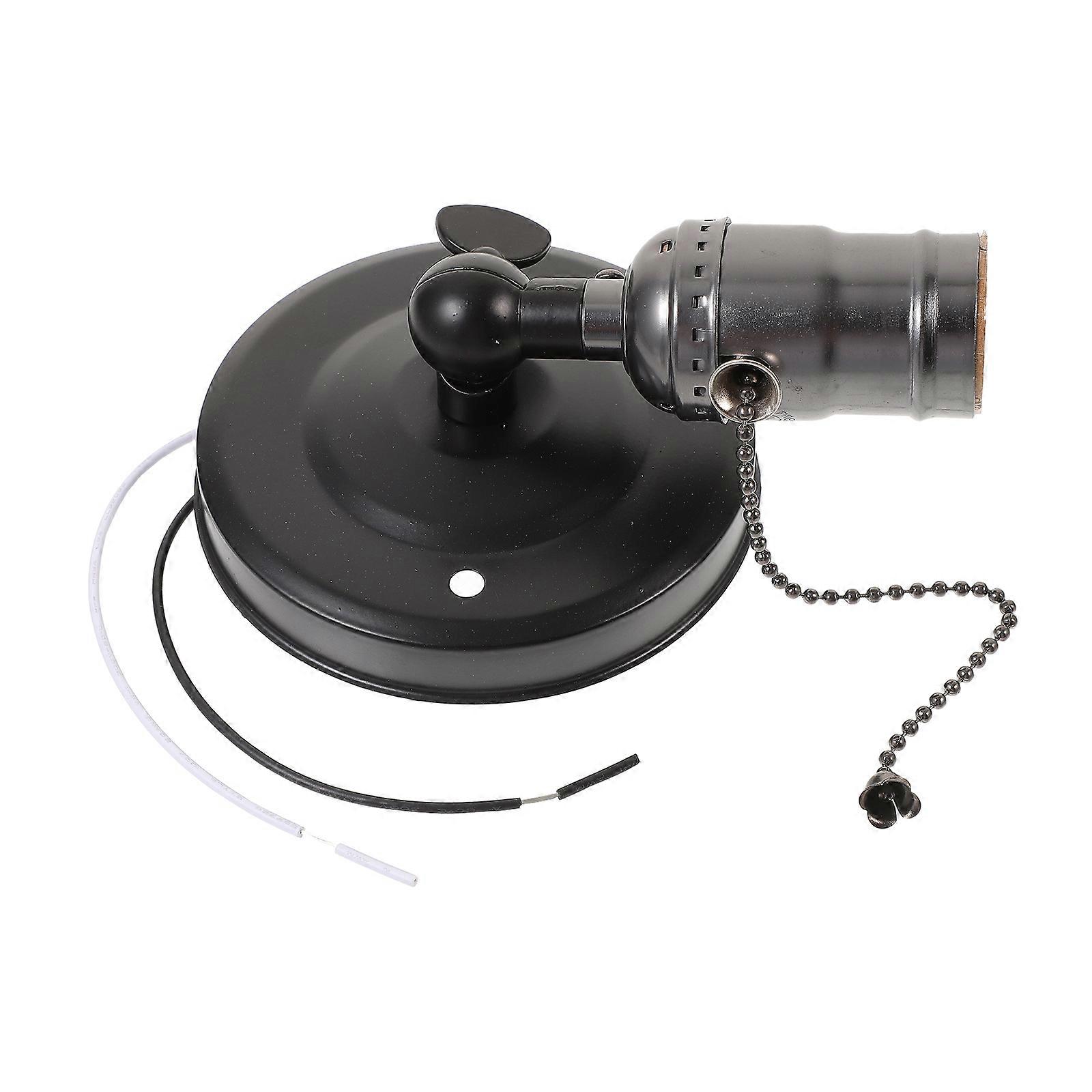 Retro Edison Wall Lamp for Black Iron Material Durable and Energy-efficient 1PC