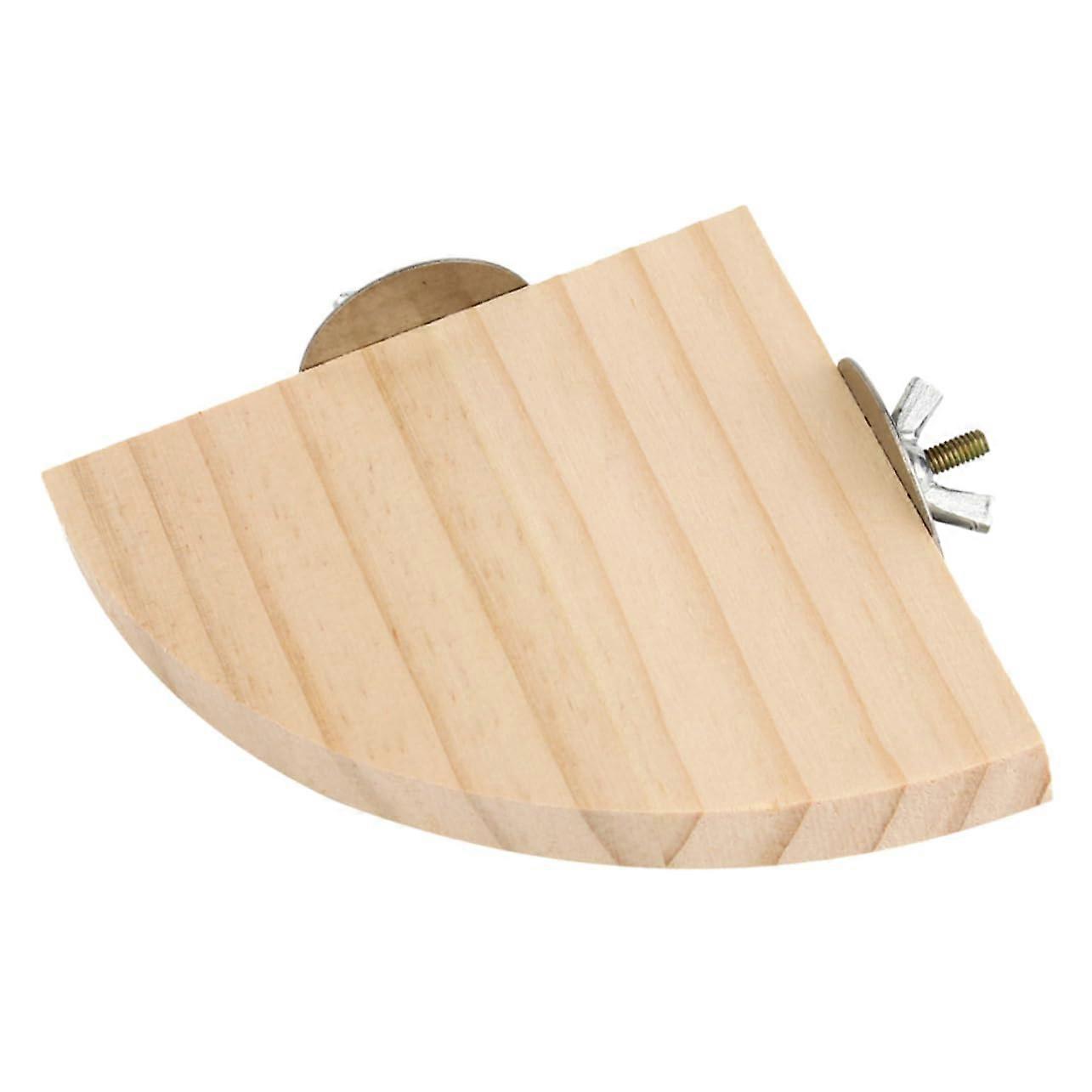 Hamster Parrot Station Board Cage Chew Toy Accessories for Bird Cages Bird Perch Bird Swing Toys Play Set Wooden Bird Chew Wooden Long