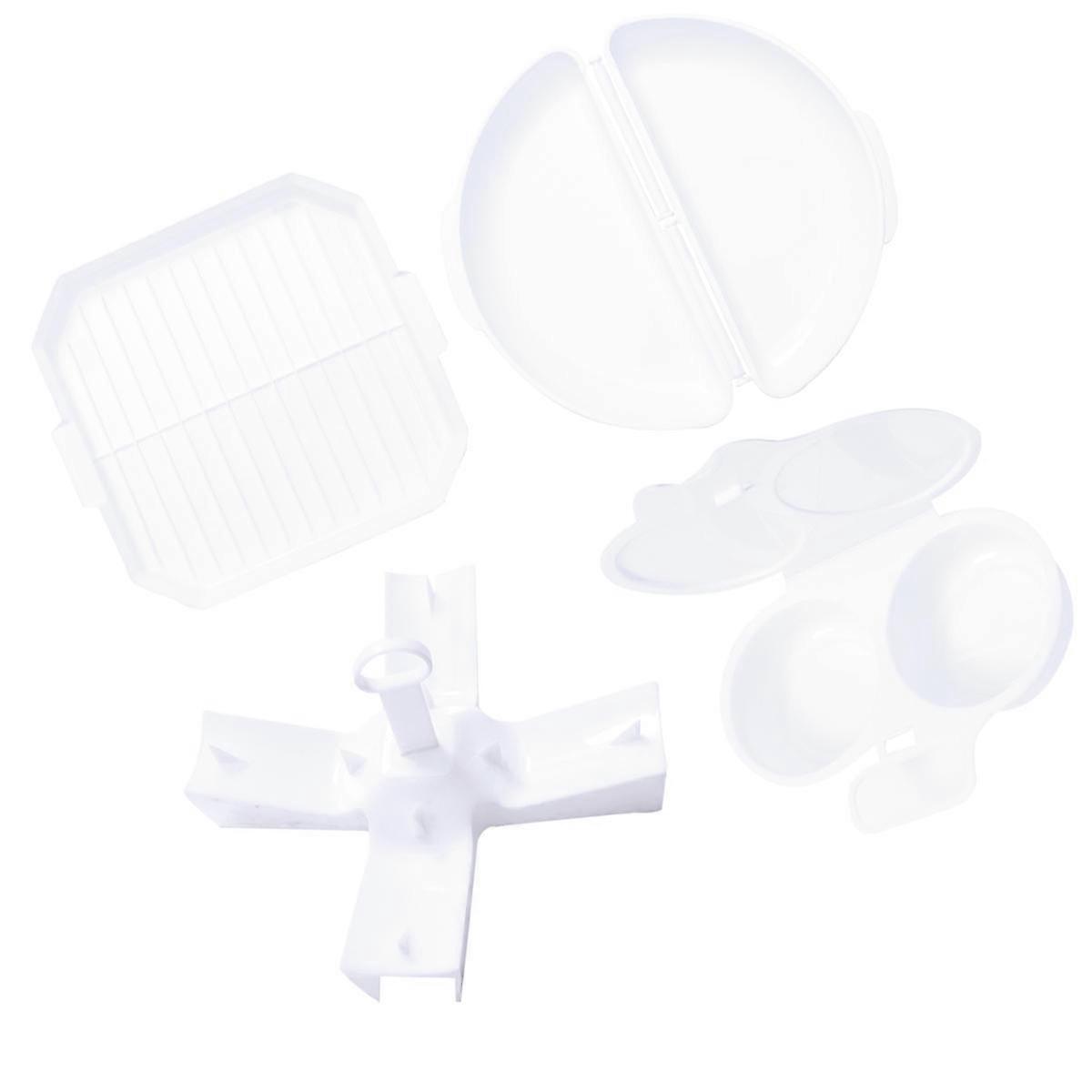 Bacon Grilling Baking Tool Set Microwave Steamer Potato Holding Home Cooking 24 x 23 x 3 Cm 1Set