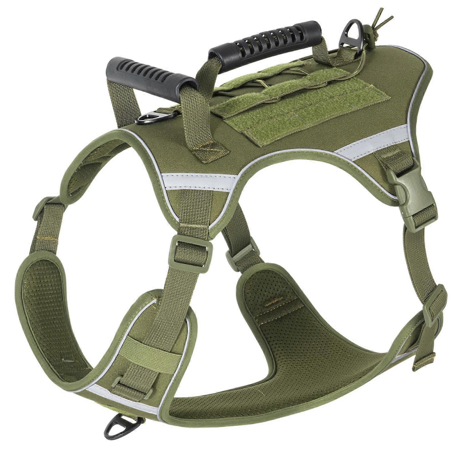 NoPull Dog Harness, Reflective Adjustable Vest for Training Walking L Single