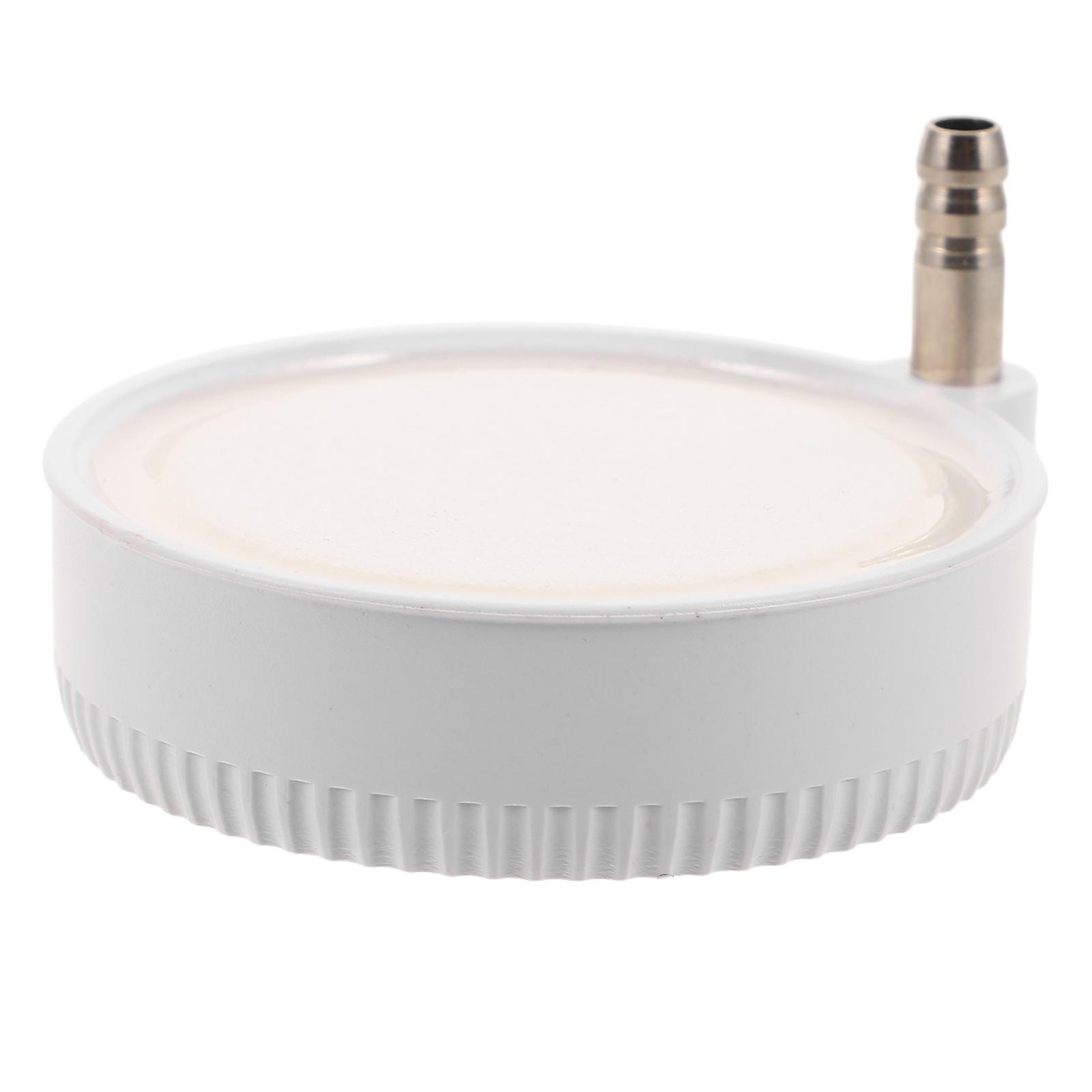 Round Air Stone Disc Oxygenation Aquarium Fish Tank Bubble Diffuser Release Tool White 6.20X5.60X3.40CM Efficient Atomization 1Pcs