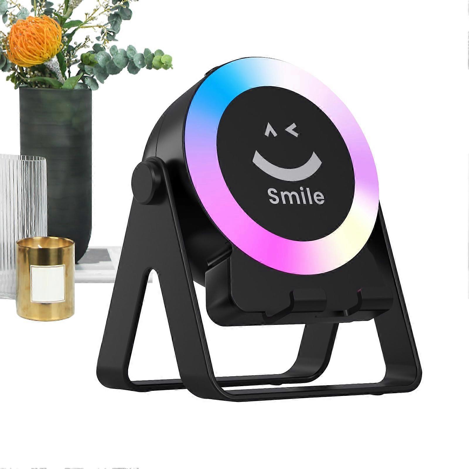 Wireless Speakers with Stand and LED Lighting, Compact Design, Long Battery Life, Smart Sensor Technology for Home and Office