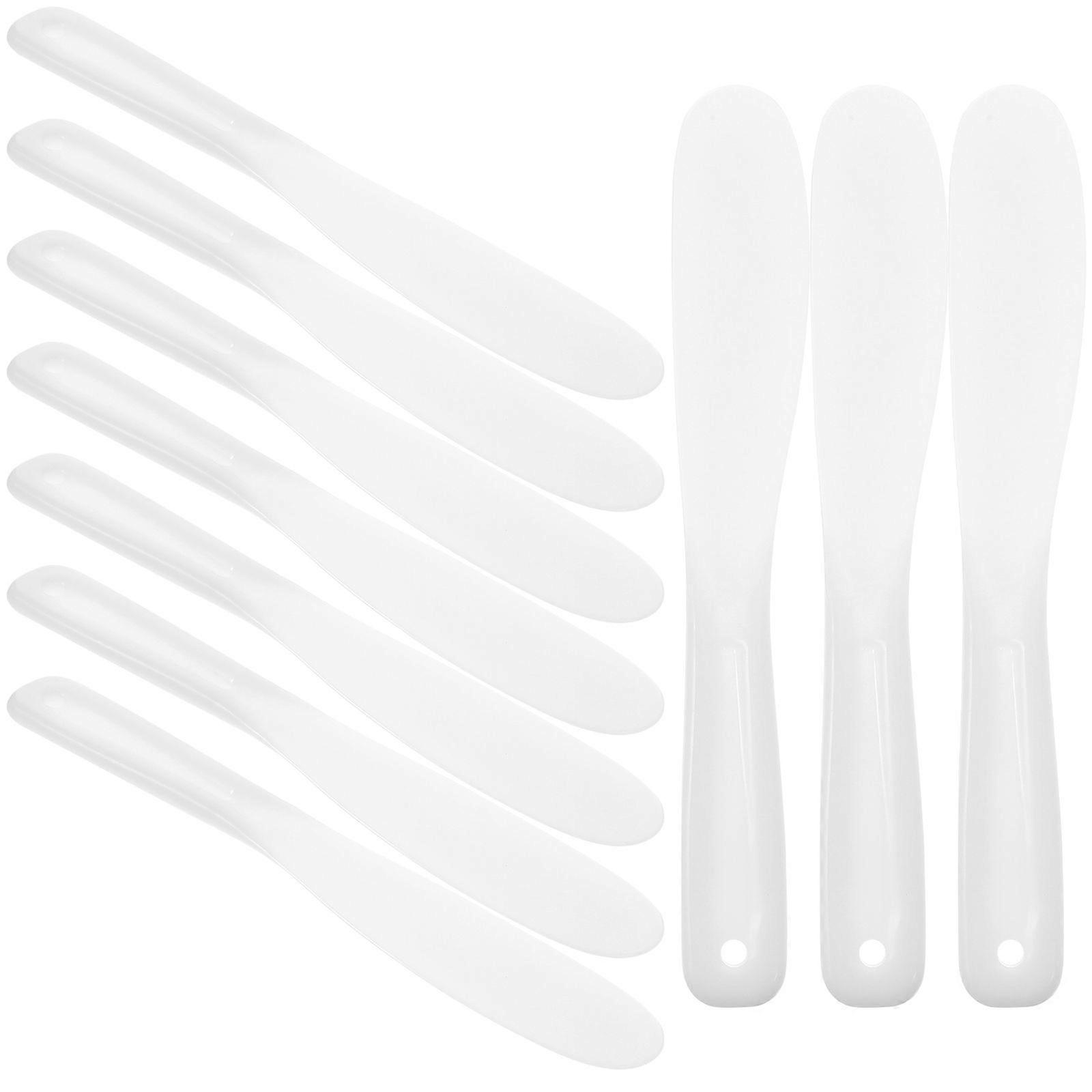 10Pcs Cosmetics Mixing Spatulas Cosmetic Makeup Spatulas Multifunctional Mixing Tools