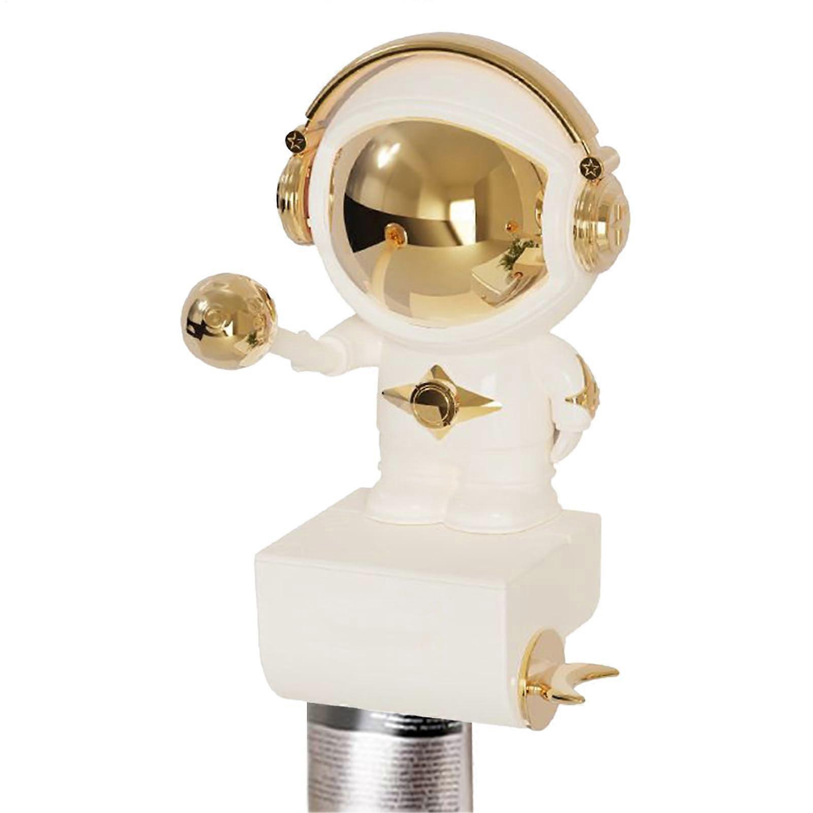 Toothpaste Dispenser with Mount, Bathroom Toothpaste Holder, SpaceSaving WallMounted Toothpaste Storage with Astronaut Design for RV Bathroom