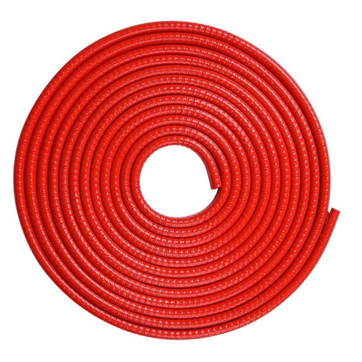 4 Meter Car Door Edge Protector Self-Adhesive Seal Strip Red Universal Anti-Collision Shield