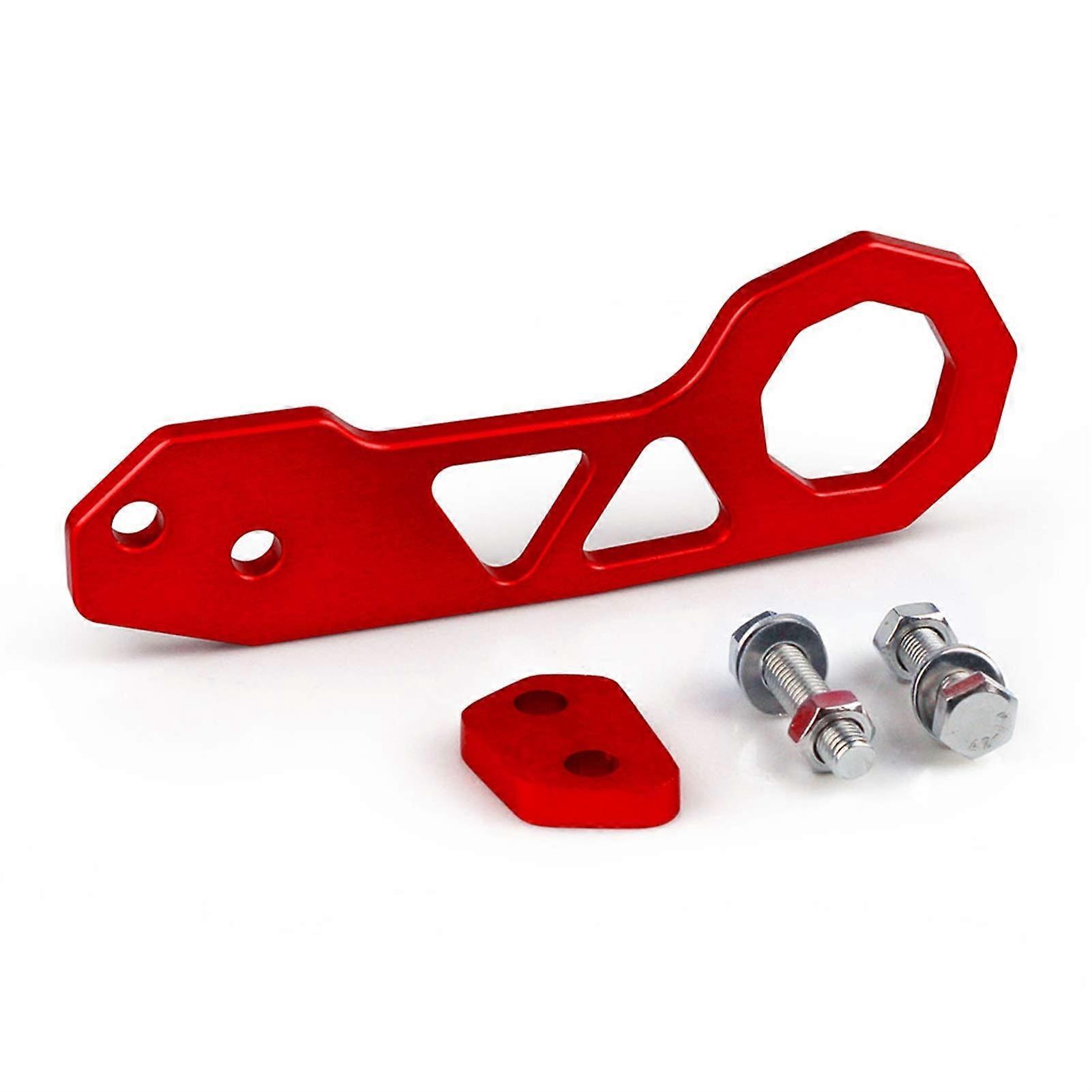 Tow Hook Universal Racing Aluminium Alloy Rear Tow Hook Suitable for Honda Civic Without RSTH004nm (Red)