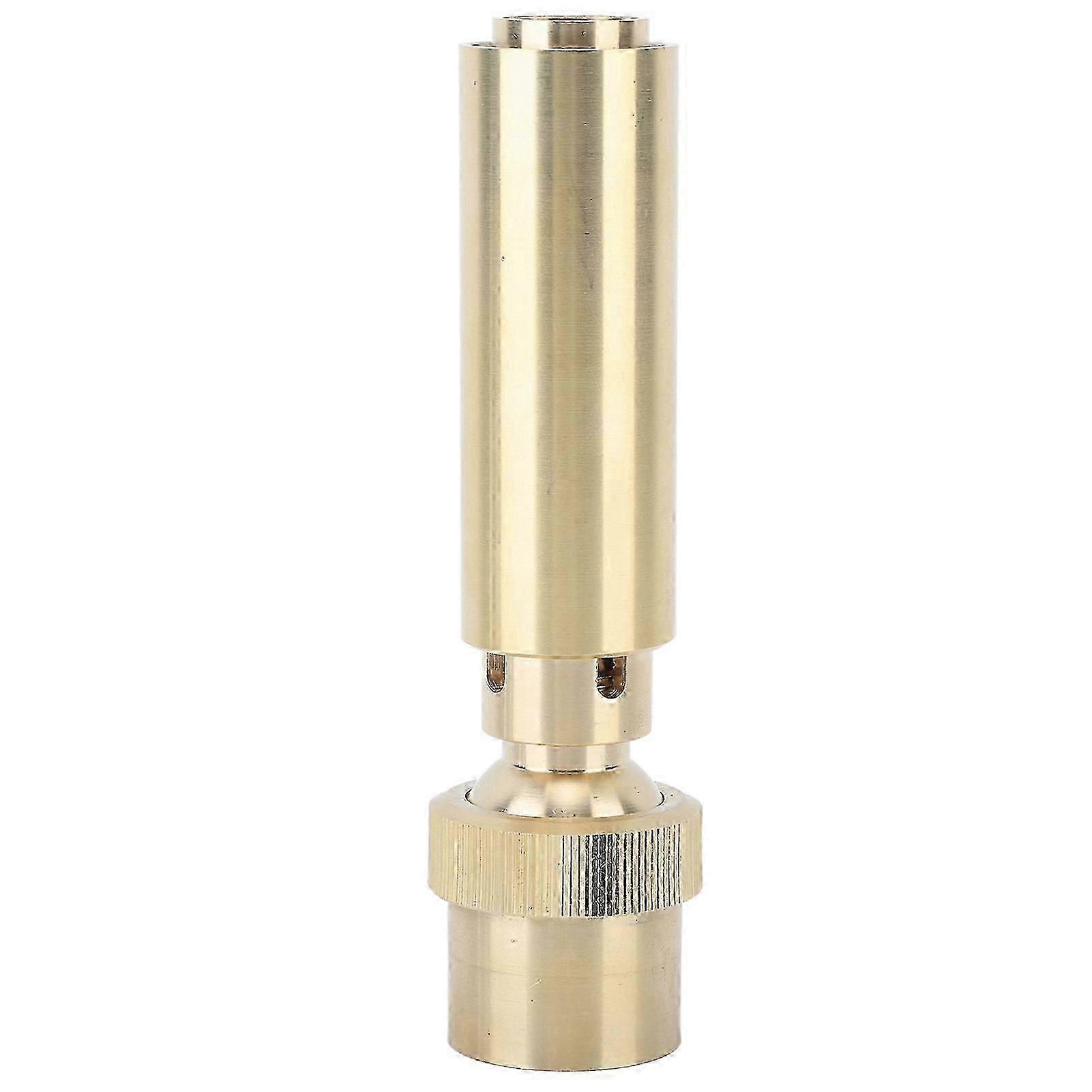 Brass Garden Pond Fountain Nozzle with 15-Degree Adjustable Connection and Wide Spray Range for Water Features