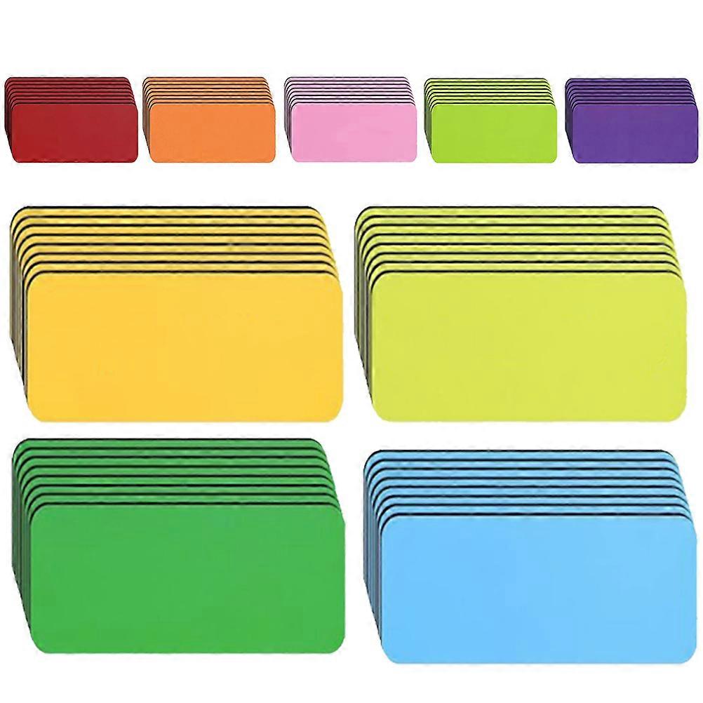54PCS Magnetic Name Tags for Whiteboards, Dry Erase Labels, Flexible Refrigerator Magnets for Organizing School Supplies, Lockers & Craft Projects
