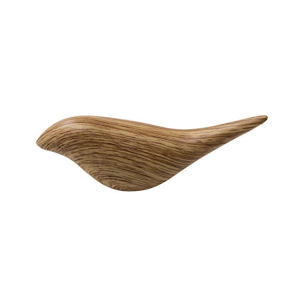 Creative Bird Shaped Resin Wall Hooks for Home Decoration Yellow Smooth Surface 3 Pieces